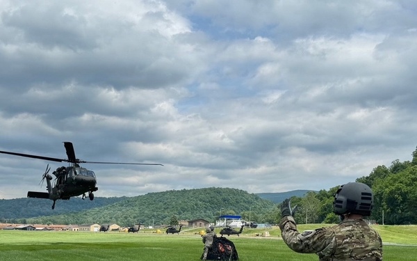 Charlie Company, 131st Aviation Regiment Annual Training at Camp Dawson