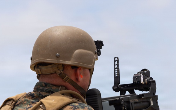 Marines With 3/7 Conduct A M320 Range