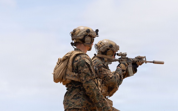 Marines With 3/7 Conduct A M320 Range