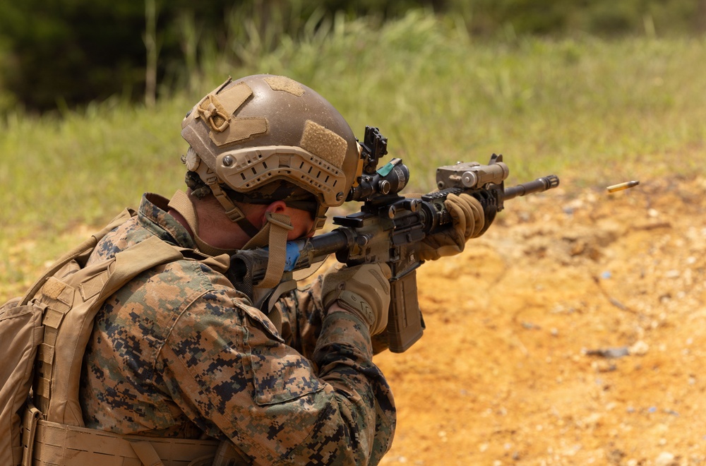 Marines With 3/7 Conduct A M320 Range