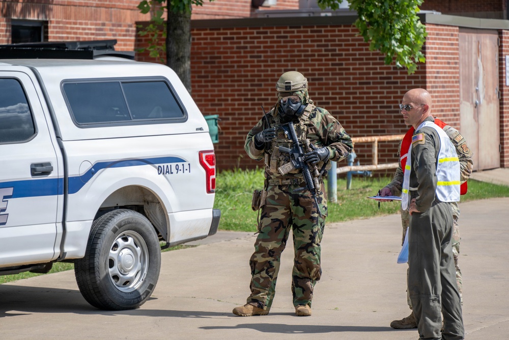 188th Wing Sharpens CBRNE Readiness During Base-Wide Exercise