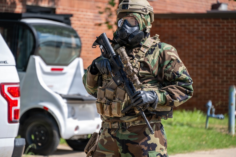 188th Wing Sharpens CBRNE Readiness During Base-Wide Exercise