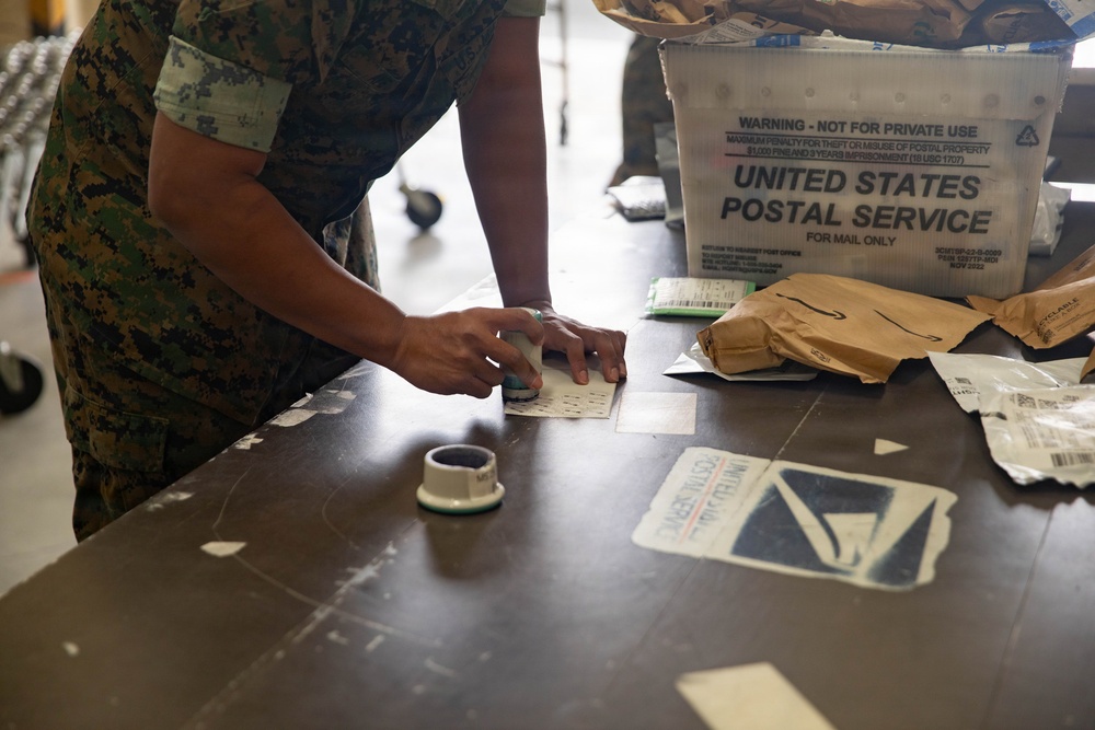 MCAS Iwakuni Post Office Field Exercise