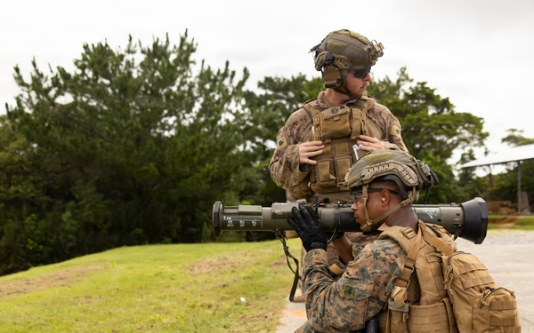 U.S. Marines with 2/8 conduct live fire range