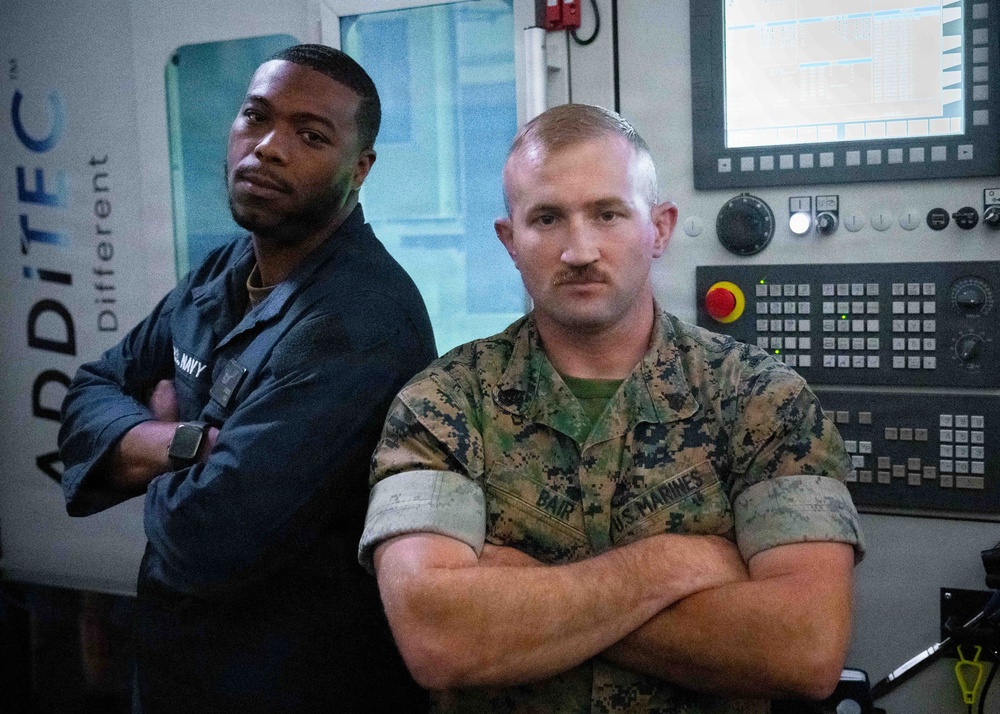 USS Theodore Roosevelt incorporates 3D printing
