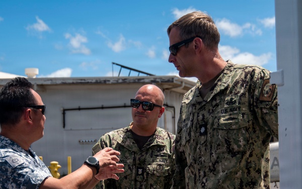 Master Chief Navy for the Republic of Singapore visits Navy Expeditionary Compound during Rimpac 2026