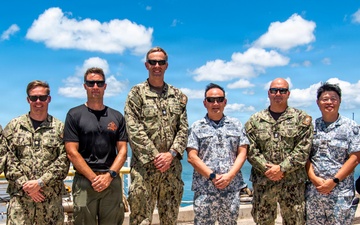 Master Chief Navy for the Republic of Singapore visits Navy Expeditionary Compound during Rimpac 2026