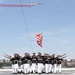 U.S. Marine Corps Silent Drill Platoon performs on the USS Arlington