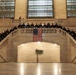 U.S. Marine Corps Silent Drill Platoon performs at Grand Central