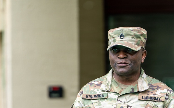 A huge congratulations to Sgt. Mark Kirumira on his promotion to Staff Sergeant!