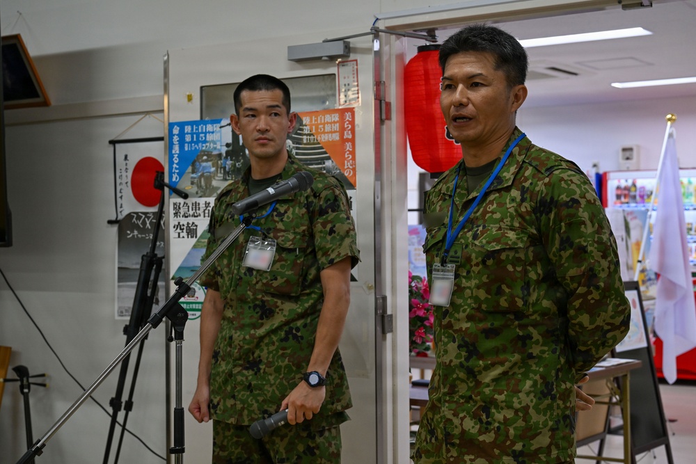 JSDF Bilateral Closing Ceremony at Camp Miyako for Resolute Dragon 26
