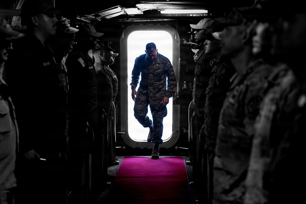 LCF-24: SOUTHCOM Commander visits USS Fort Lauderdale on Deployment