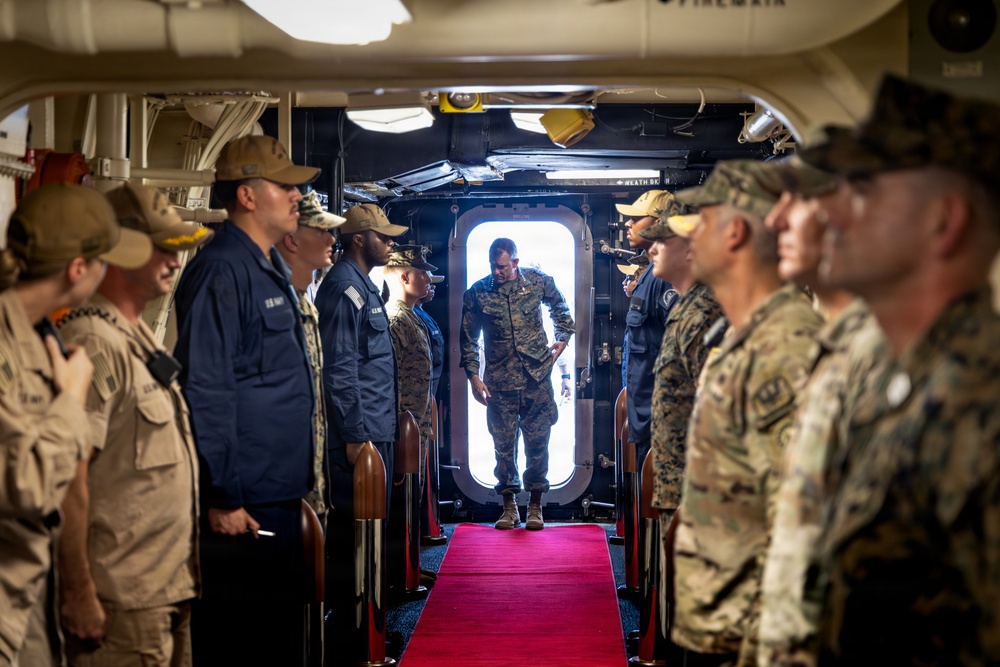 LCF-24: SOUTHCOM Commander visits USS Fort Lauderdale on Deployment