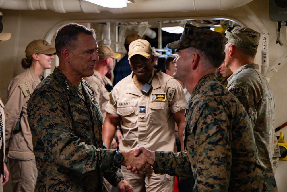 LCF-24: SOUTHCOM Commander visits USS Fort Lauderdale on Deployment