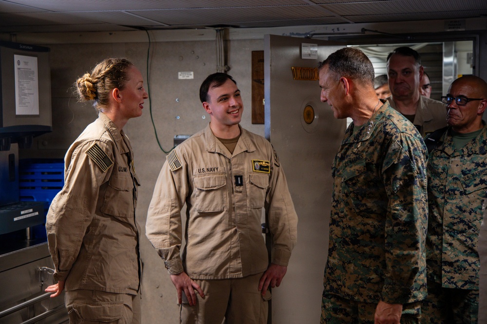 LCF-24: SOUTHCOM Commander visits USS Fort Lauderdale on Deployment