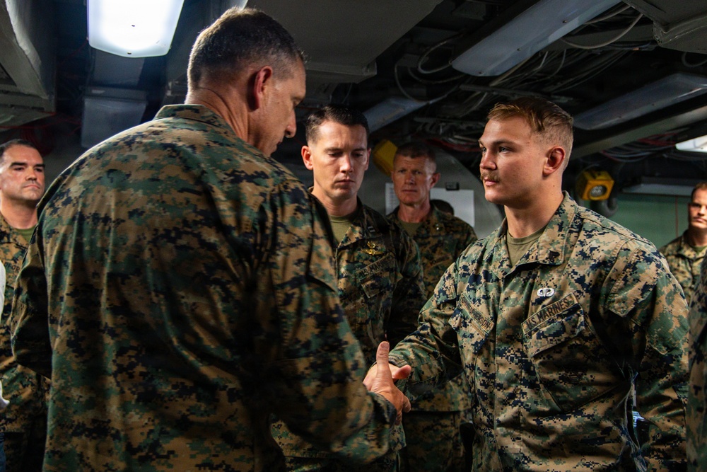 LCF-24: SOUTHCOM Commander visits USS Fort Lauderdale on Deployment