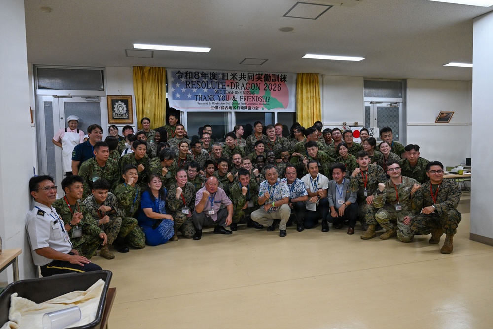 JSDF Bilateral Closing Ceremony at Camp Miyako for Resolute Dragon 26