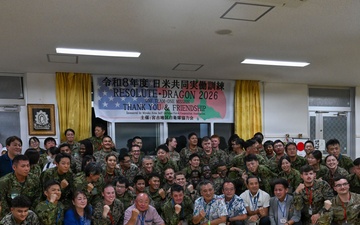 JSDF Bilateral Closing Ceremony at Camp Miyako for Resolute Dragon 26