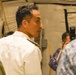 Japan Maritime Self Defense Force personnel tour the RIMPAC 2026 humanitarian assistance and disaster relief camp