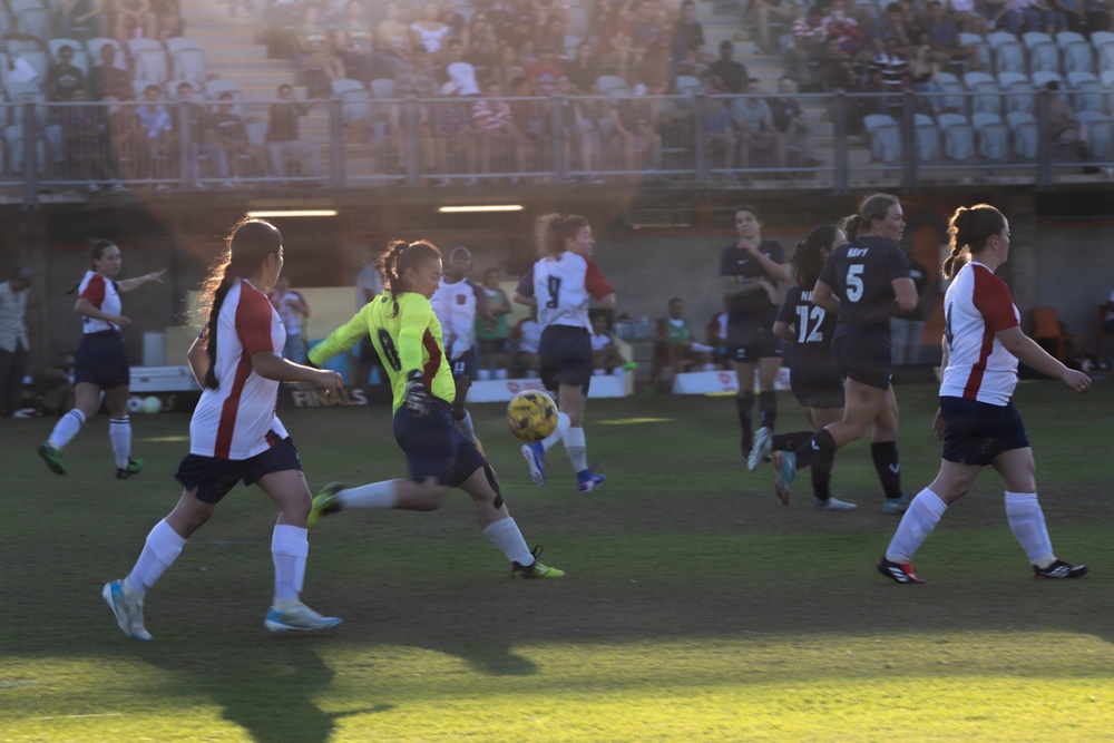 US Marines with MRF-D compete in Forces Football 2026
