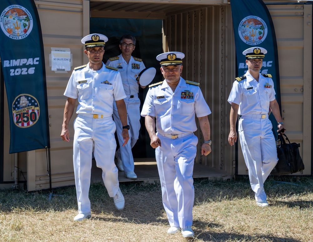 JSF Joint Operations Command Commander visits HADR camp at RIMPAC 2026