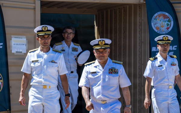 JSF Joint Operations Command Commander visits HA/DR camp at RIMPAC 2026