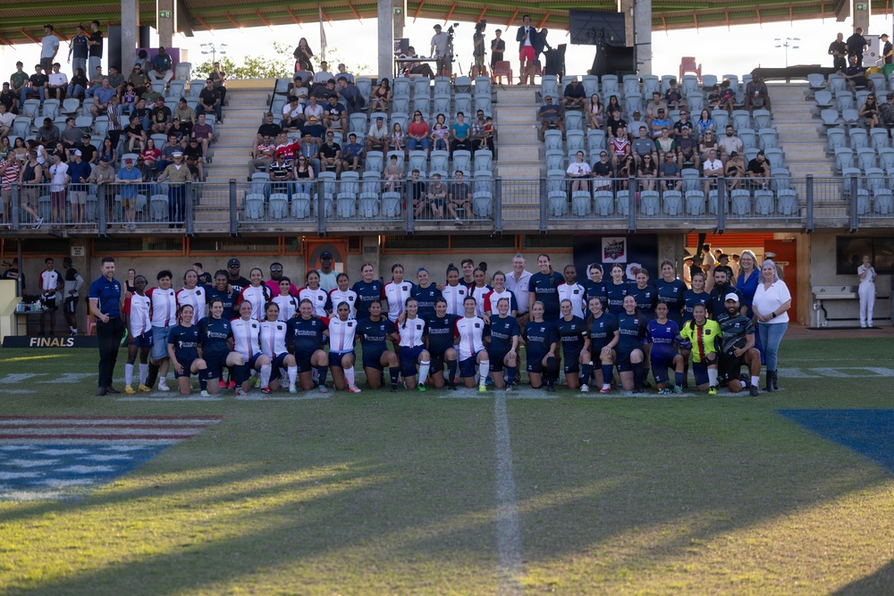 US Marines with MRF-D compete in Forces Football 2026