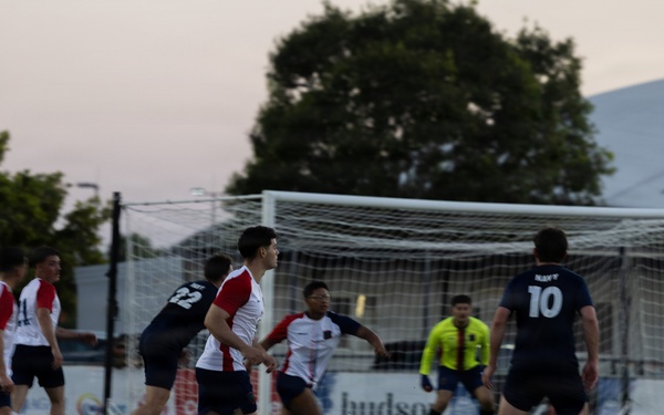 US Marines with MRF-D compete in Forces Football 2026