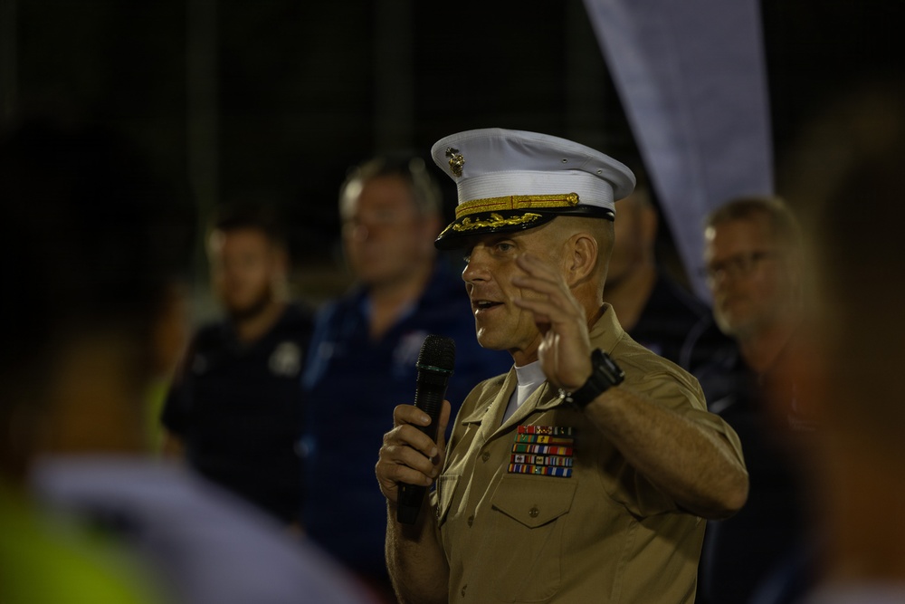 US Marines with MRF-D compete in Forces Football 2026