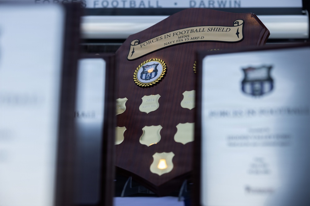 MRF-D Marines attend Forces Football Darwin welcome party