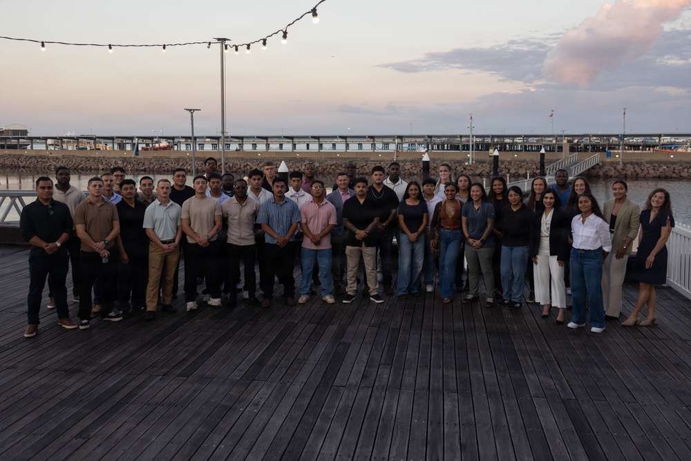 MRF-D Marines attend Forces Football Darwin welcome party