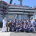 JMSDF Sailors tour USS Theodore Roosevelt During RIMPAC 2026