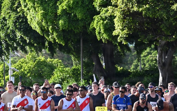 Multinational Service Members participate in RIMPAC 2026 Independence Day 5K