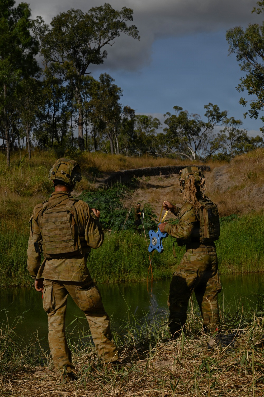 Southern Jackaroo 26: Australian Army soldiers Measure River
