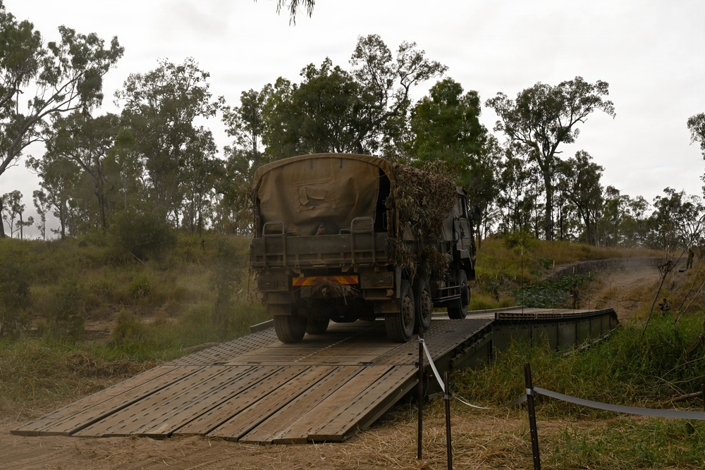 Southern Jackaroo 26: Japan Ground Self-Defense Force Bridge Crossing