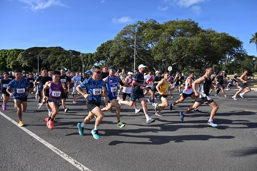Multinational Service Members participate in RIMPAC 2026 Independence Day 5K