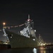 Fireworks Illuminate JS KONGO During U.S. Independence Day Celebration