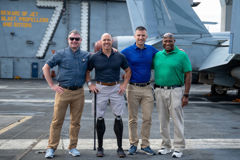 U.S. congressmen visit USS Theodore Roosevelt during RIMPAC