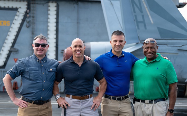U.S. congressmen visit USS Theodore Roosevelt during RIMPAC