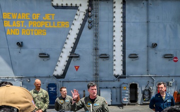 USS Theodore Roosevelt CO Addresses International Media During RIMPAC 2026