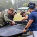 U.S. Sailors, Marines work on 3D printed boat during RIMPAC 26