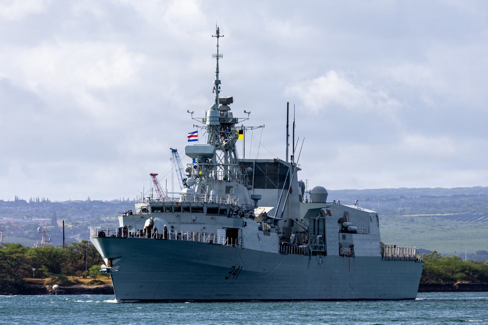 HMCS Ottawa Departs Pearl Harbor to Begin RIMPAC 2026 Sea Phase