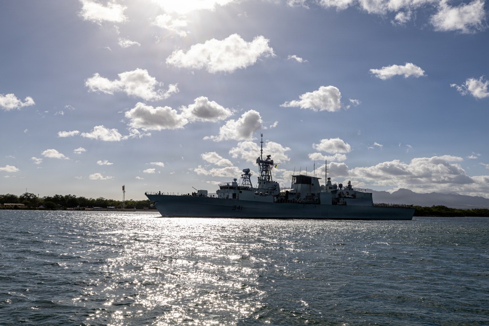 HMCS Ottawa Departs Pearl Harbor to Begin RIMPAC 2026 Sea Phase