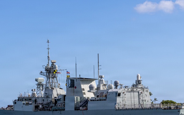 HMCS Ottawa Departs Pearl Harbor to Begin RIMPAC 2026 Sea Phase