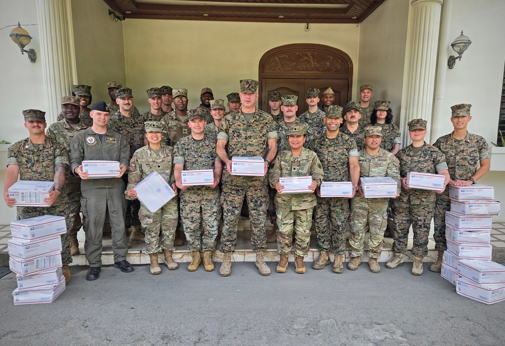 Task Force Philippines receive care packages