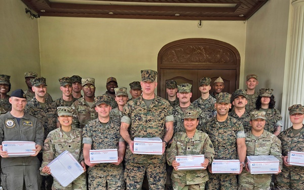 Task Force Philippines receive care packages