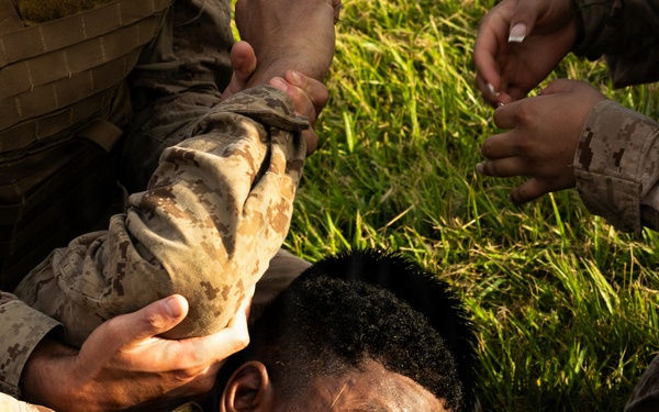 U.S. Marines Participate in a MCMAP Culminating Event