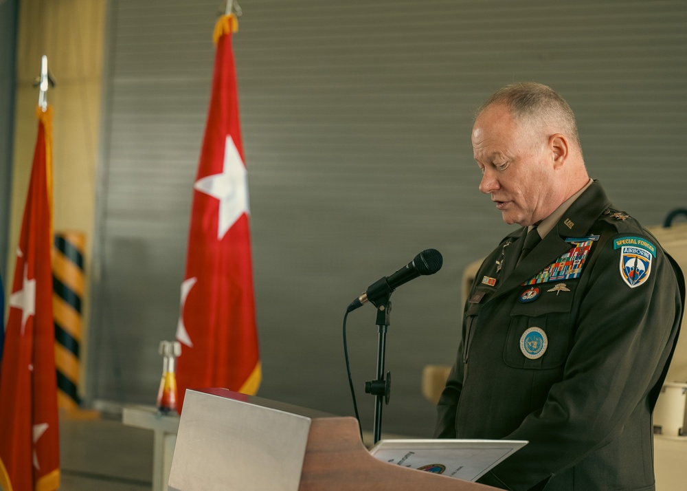 SOCKOR commanding general pins on second star