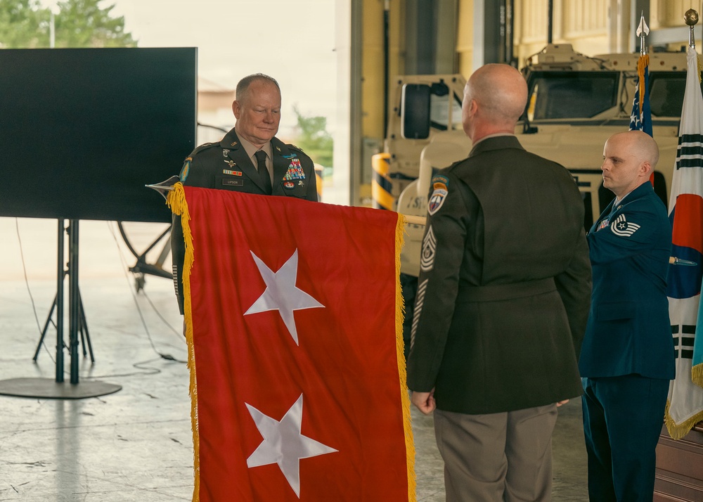 SOCKOR commanding general pins on second star