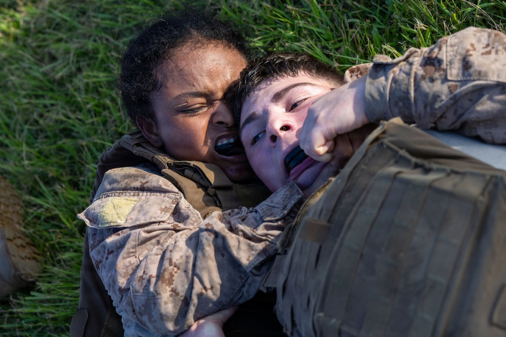U.S. Marines Participate in a MCMAP Culminating Event
